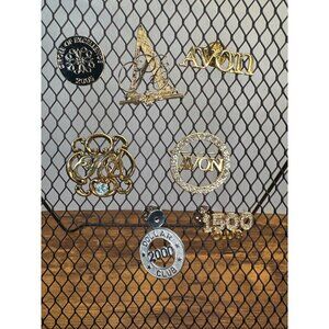 Vintage Lot of Avon Representative Award Jewelry- 7 pieces